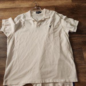 U.S. POLO ASSN. Men's Polo Size XXL Shirt Short Sleeve WHITE (FLAW)